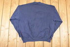 Vintage 1990s FOTL Blank Navy Crewneck Sweatshirt Mens L