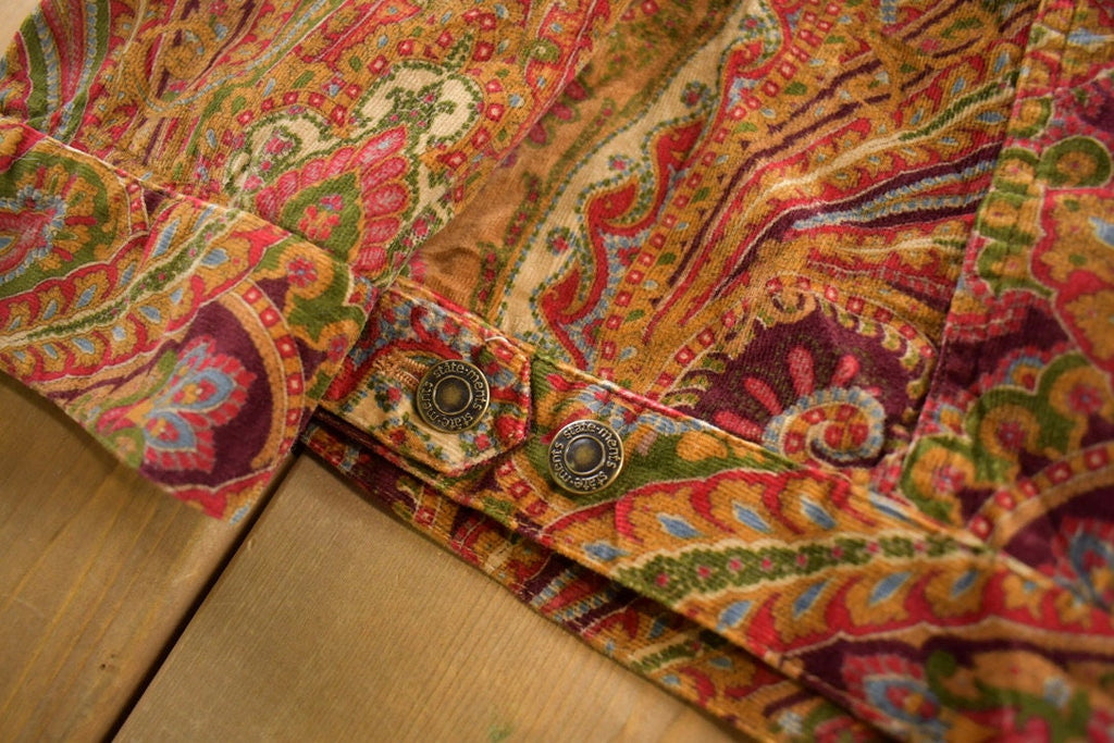 Vintage 1990s State-ments All Over Print Knitted Blazer