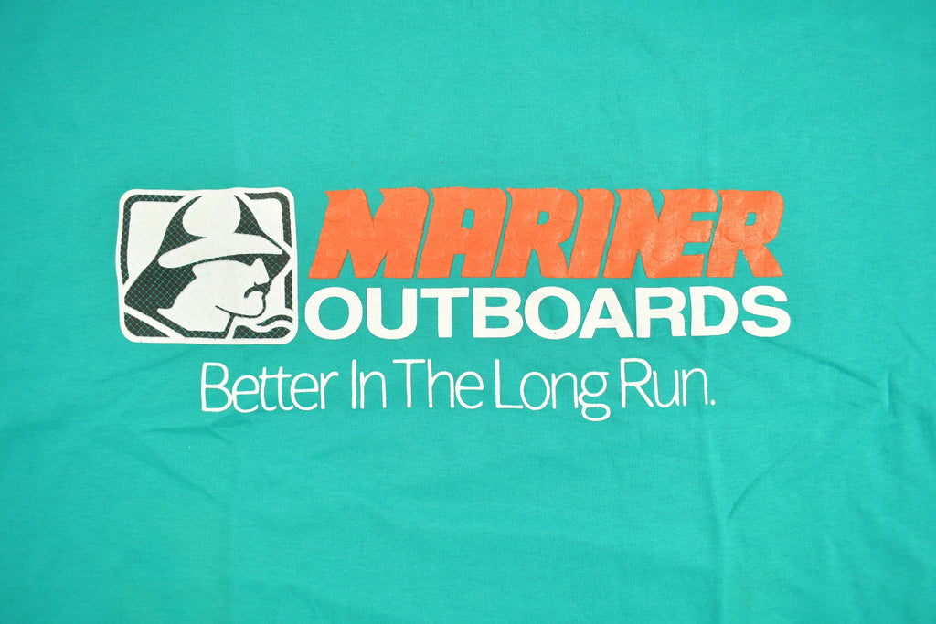Vintage 1990s Mariner Outboards Graphic T-Shirt