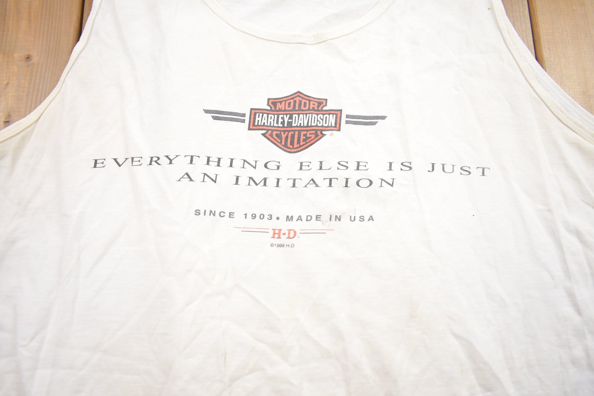 Vintage 1999 Myrtle Beach Harley Davidson Tank Top