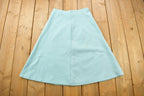 Vintage 1960s Women's Striped Polo Shirt & Skirt Set Size 10