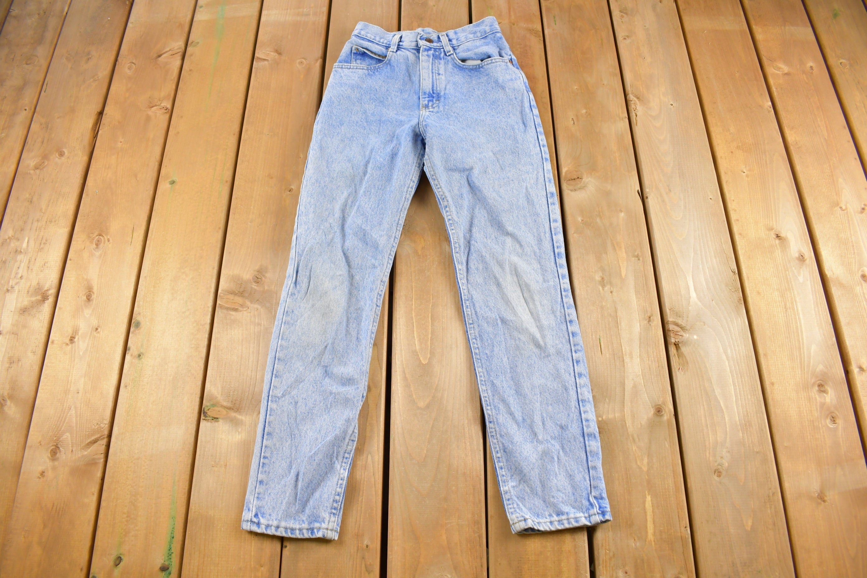 Vintage 1990s Lee Denim Slim Jeans Size 23 x 26