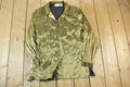 Vintage 1970s Gold Button Up Dress Shirt