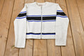 Vintage 1980s Grace Full Zip Knitted Sweater