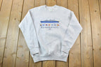 Vintage 1990s Rembrandt Sailing Ship Crewneck Sweatshirt