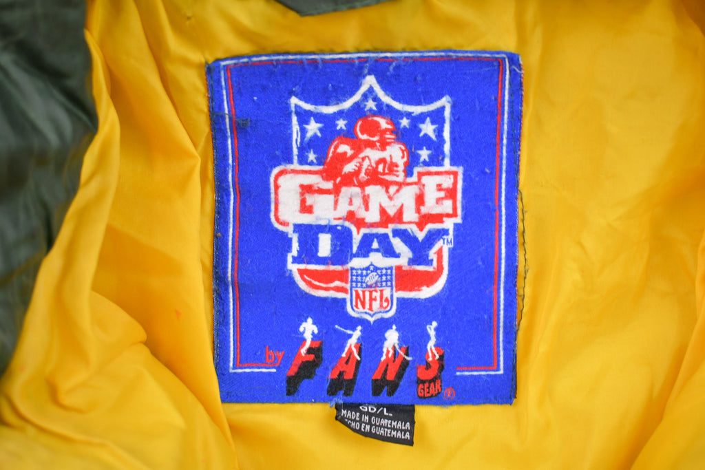 Vintage 1990s Green Bay Packers Game Day NFL Puffer Jacket