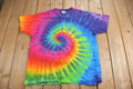 Vintage 1990s Rocky Mountain Adventures Tie Dye Souvenir T Shirt
