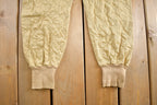 Vintage 1990s Cream Insulated Snow Pants Size L