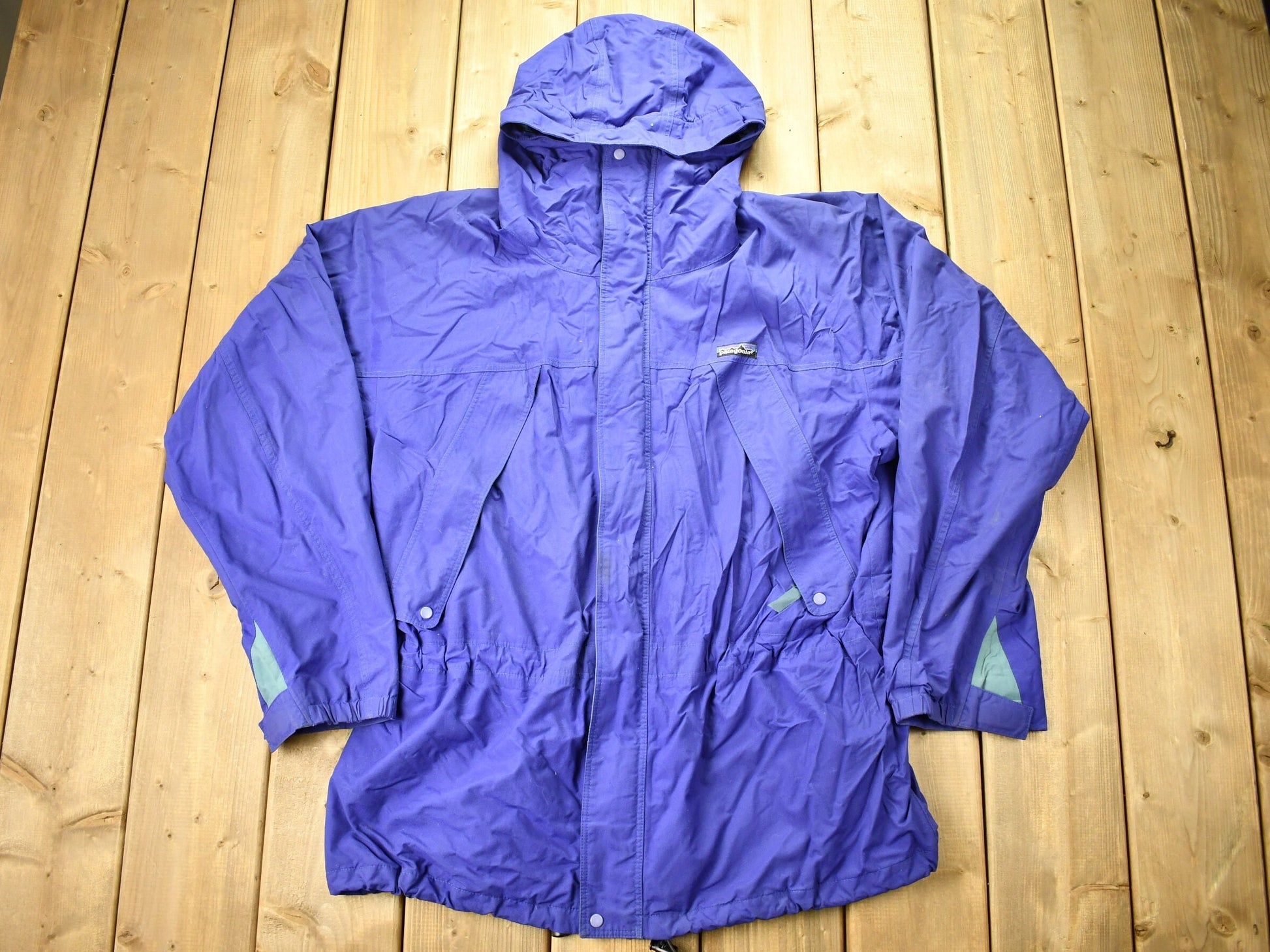 Vintage Patagonia Purple Windbreaker Rain Jacket