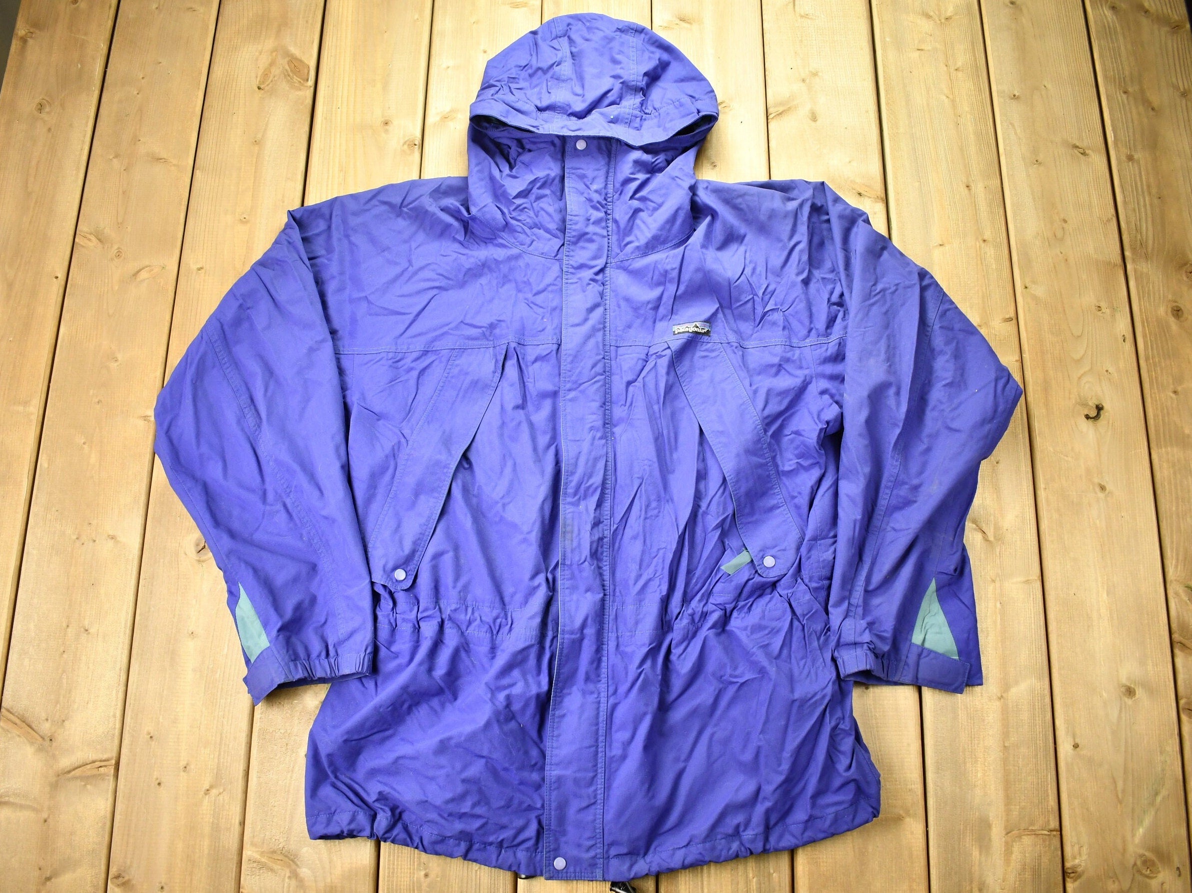 Vintage Patagonia Purple Windbreaker Rain Jacket