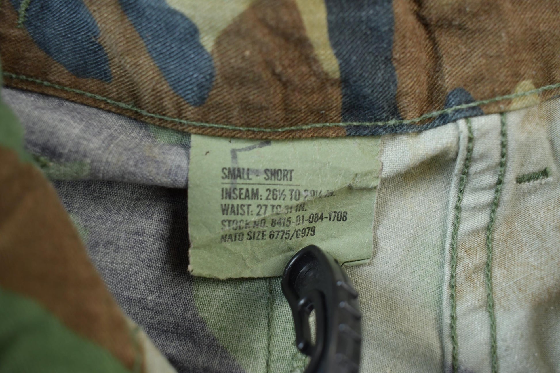 Vintage 2001 Military Woodland Camouflage Cargo Pocket Pants 35 x30