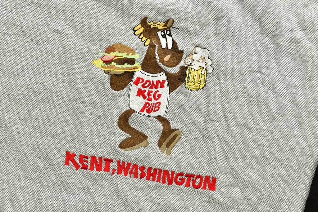 Vintage 1990's Kent Washington Blank Pony Keg Crewneck Sweatshirt