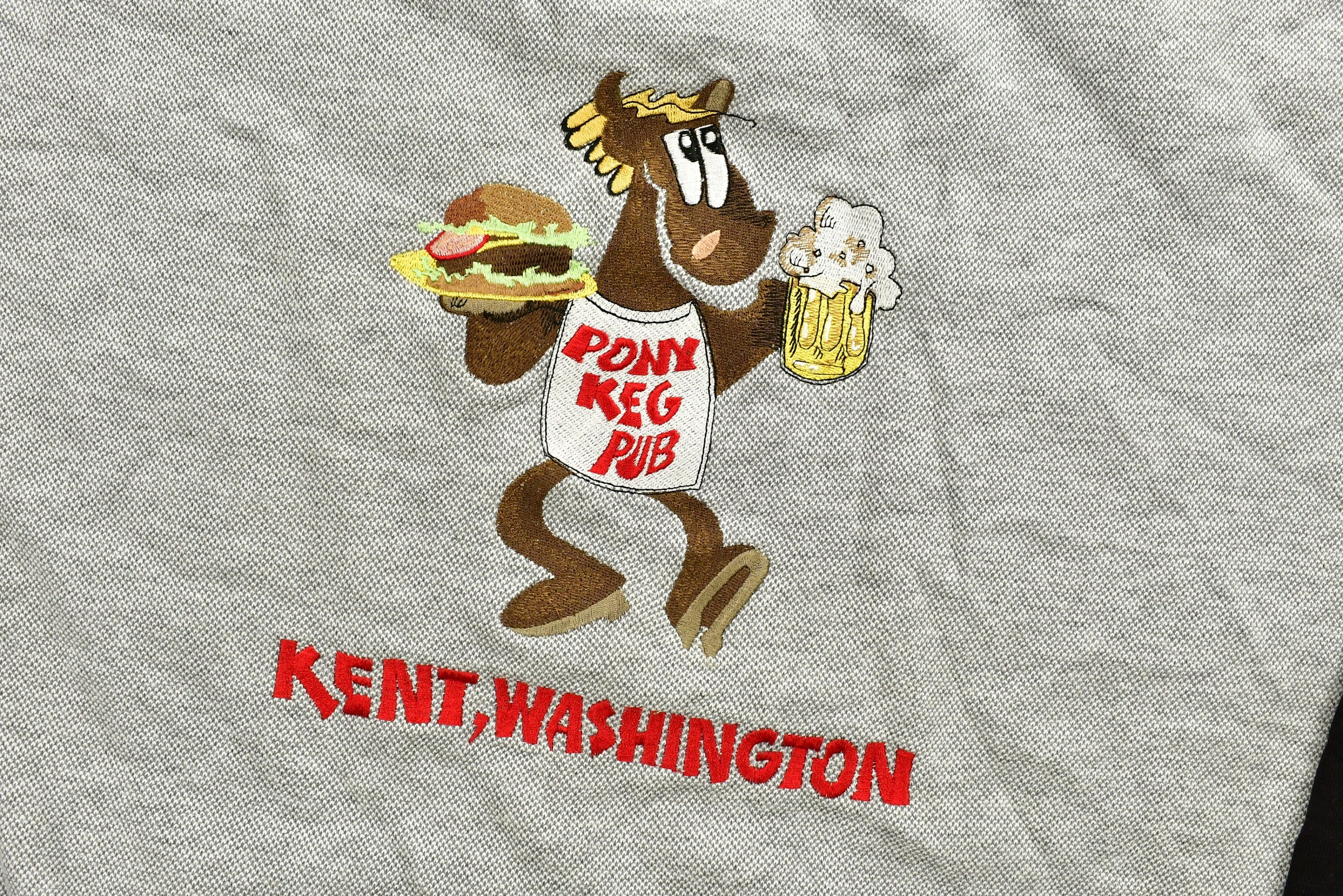 Vintage 1990's Kent Washington Blank Pony Keg Crewneck Sweatshirt