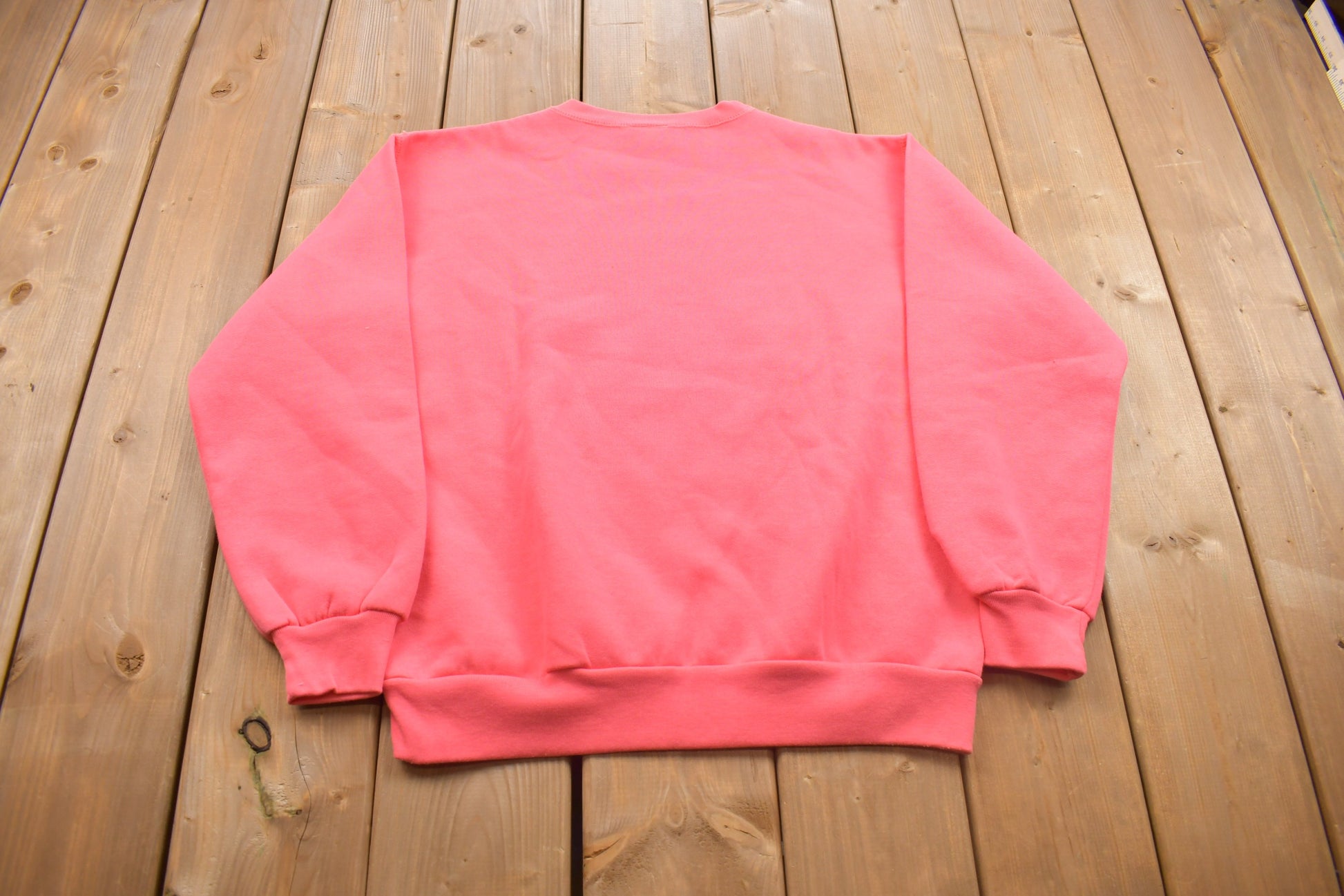 Vintage 1980s Blank Pink Crewneck Sweatshirt