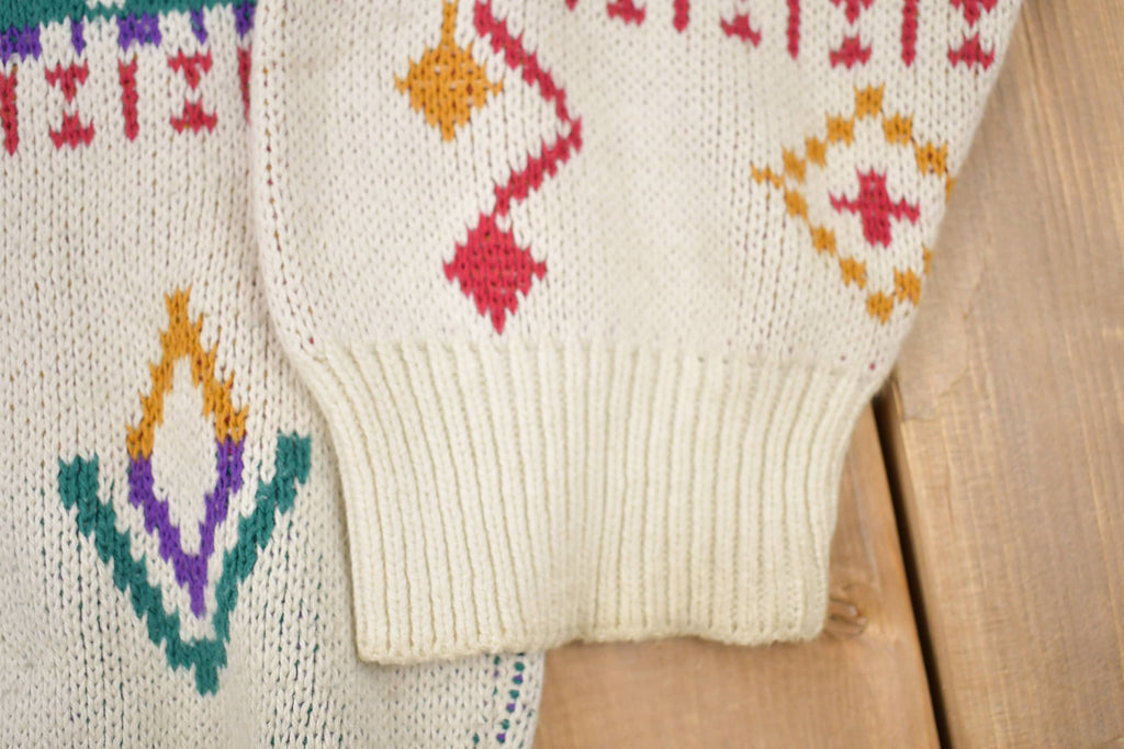 Vintage 1990s Abstract Knitted Sweater