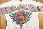 Vintage 1995 Chicago Bears NFL Big Spell Out Graphic T-Shirt