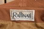 Vintage 1980s Raffinati Cashmere Fringe Full Length Coat