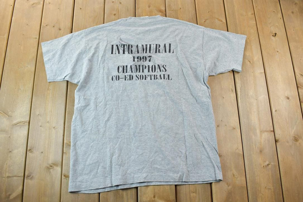 Vintage 1997 Carleton University Softball Champs Collegiate T-Shirt