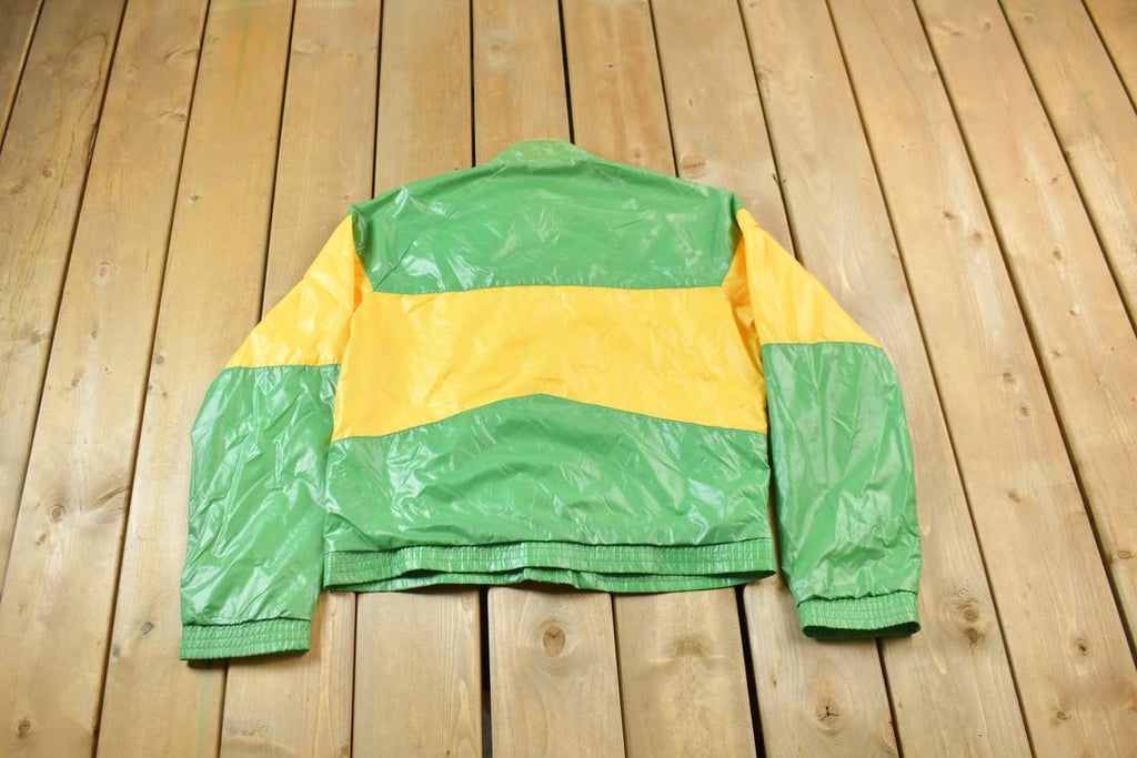 Vintage 1970s Silton Para Cloth Weather Wear Windbreaker Jacket Full Zip Jacket