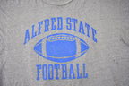 Vintage 1990s Alfred State Football Russell Athletics Single Stitch Graphic T Shirt Made In USA