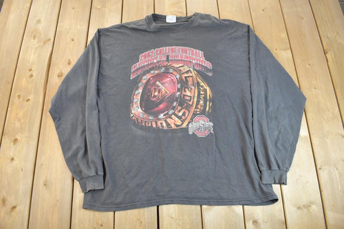 Vintage 2002 Ohio State University Collegiate T-Shirt / National Champions / Football / Americana / Sportswear