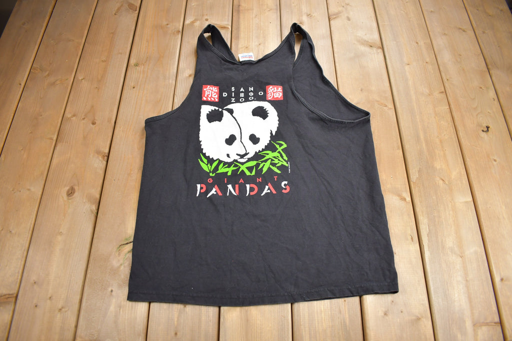 Vintage 1990s Giant Panda San Diego Zoo Tank Top Shirt
