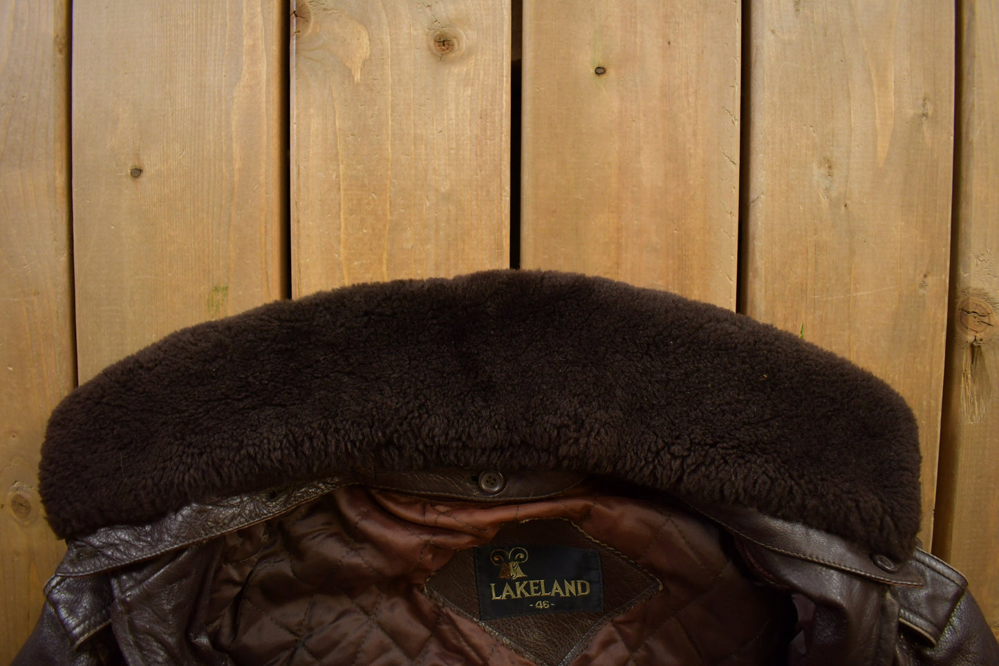 Vintage 1980s Lakeland Leather Jacket / Fall Outerwear / Leather Coat / Winter Outerwear / Streetwear Fashion / Fur Collar /