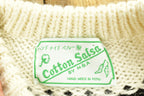 Vintage 1990's Cotton Salsa By M&A Hand Made Knitted Sweater