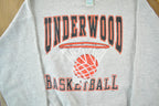 Vintage 1990s Underwood Basketball Collegiate University Crewneck Mens's XL
