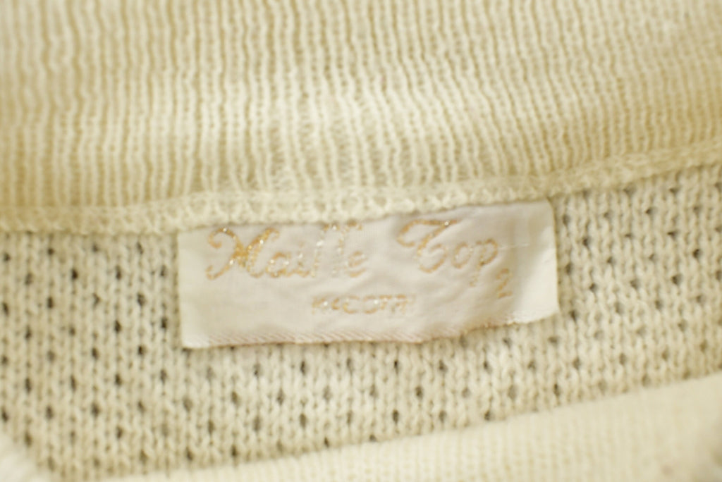 Vintage Blank Knitted Women's Sweater