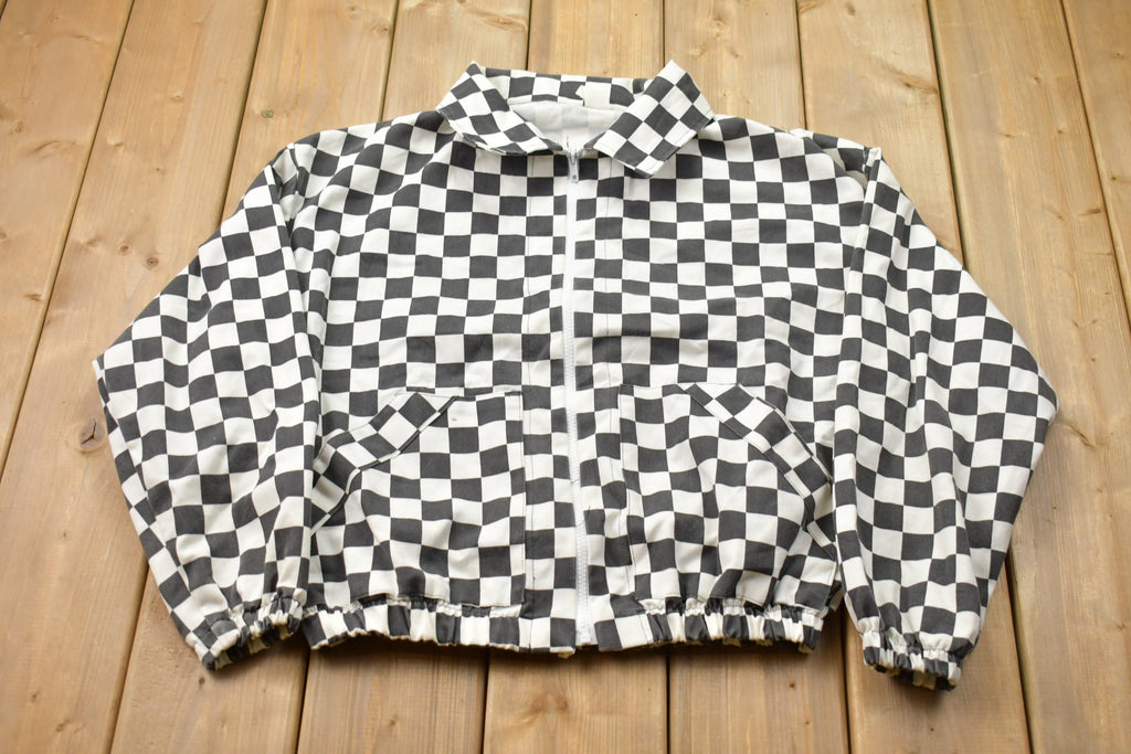 Vintage 1990s Checkered Canvas Jacket