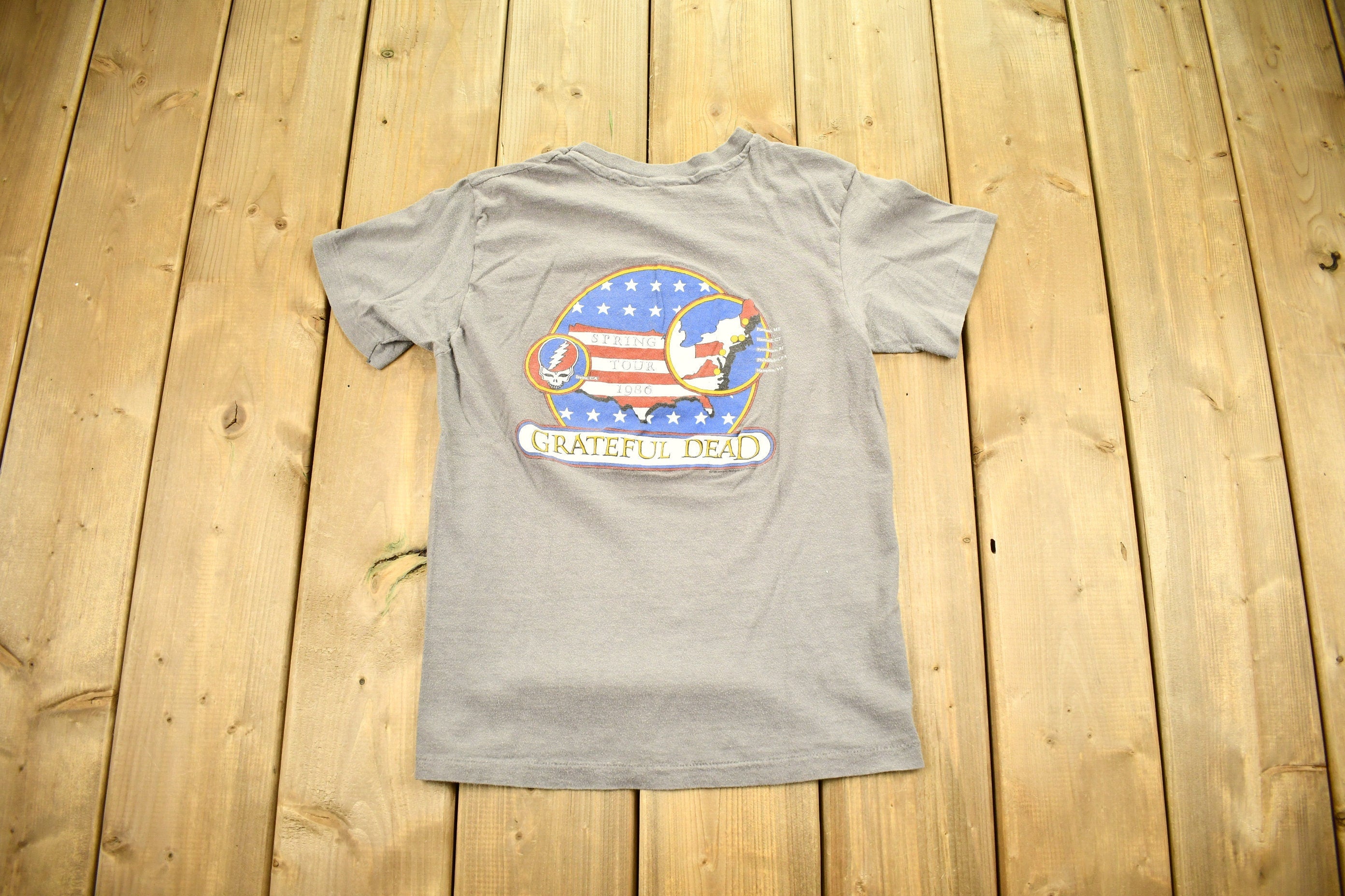 Vintage 1986 Grateful Dead Spring Tour T-shirt