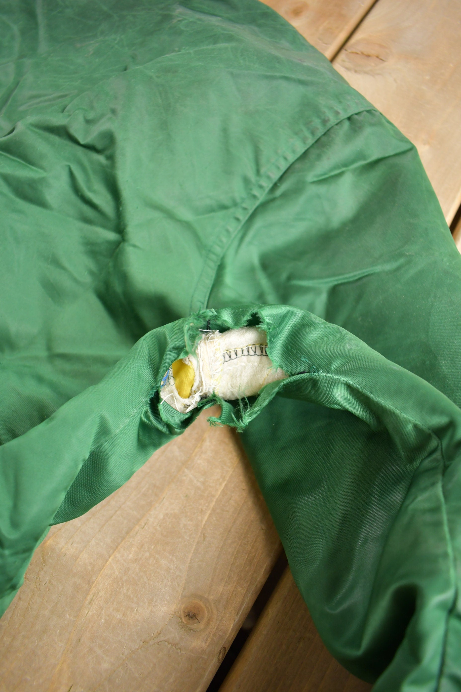 Vintage 1980s Green Bay Packers NFL Satin Starter Jacket