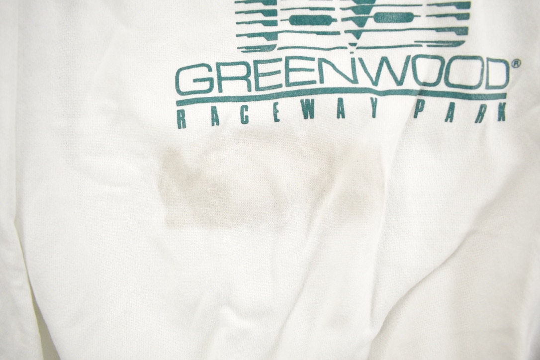 Vintage 1990s Greenwood Raceway Park Graphic Crewneck Sweatshirt