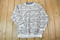 Vintage 1990s Todays News Abstract Double Collar Crewneck Sweatshirt