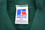 Vintage 1990s KIDS Green Russell Athletics Blank Crewneck Sweatshirt