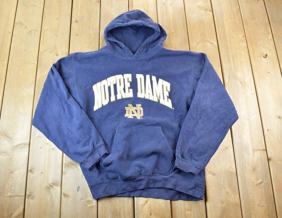 Vintage 1990s Notre Dame University Collegiate Hoodie