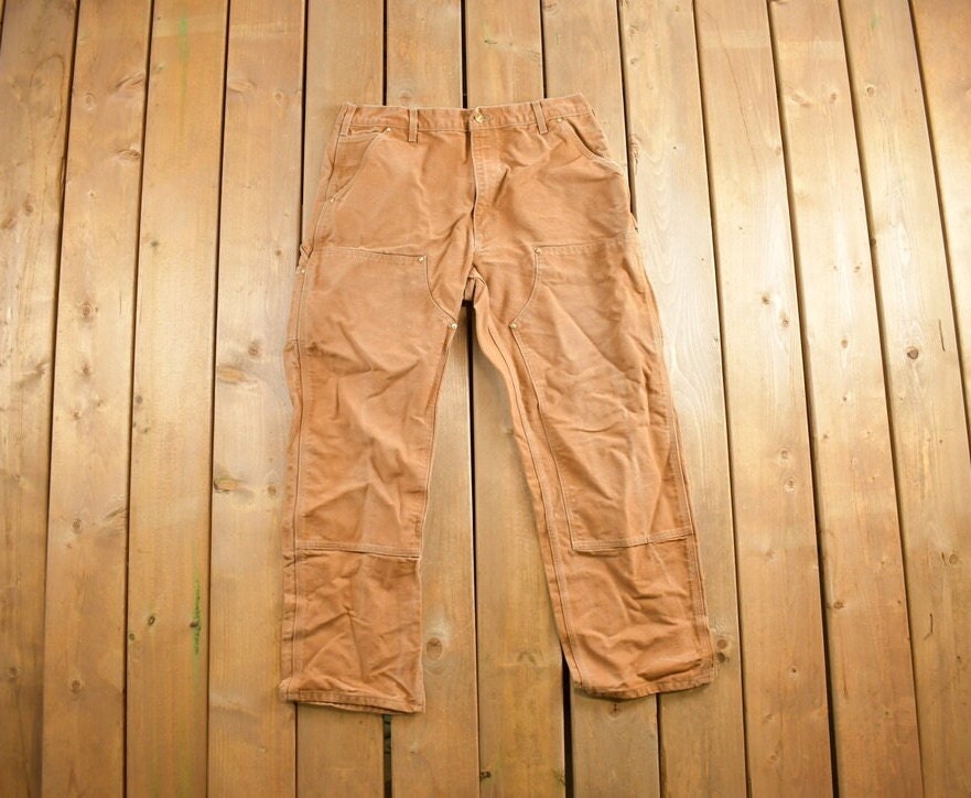 Vintage 1990s Carhartt Double Knee Work Pants Size 38x30