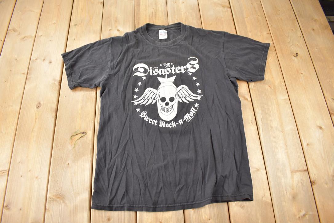Vintage 2004 The Disasters Street rock n Roll Hellcat Records Graphic T-Shirt M