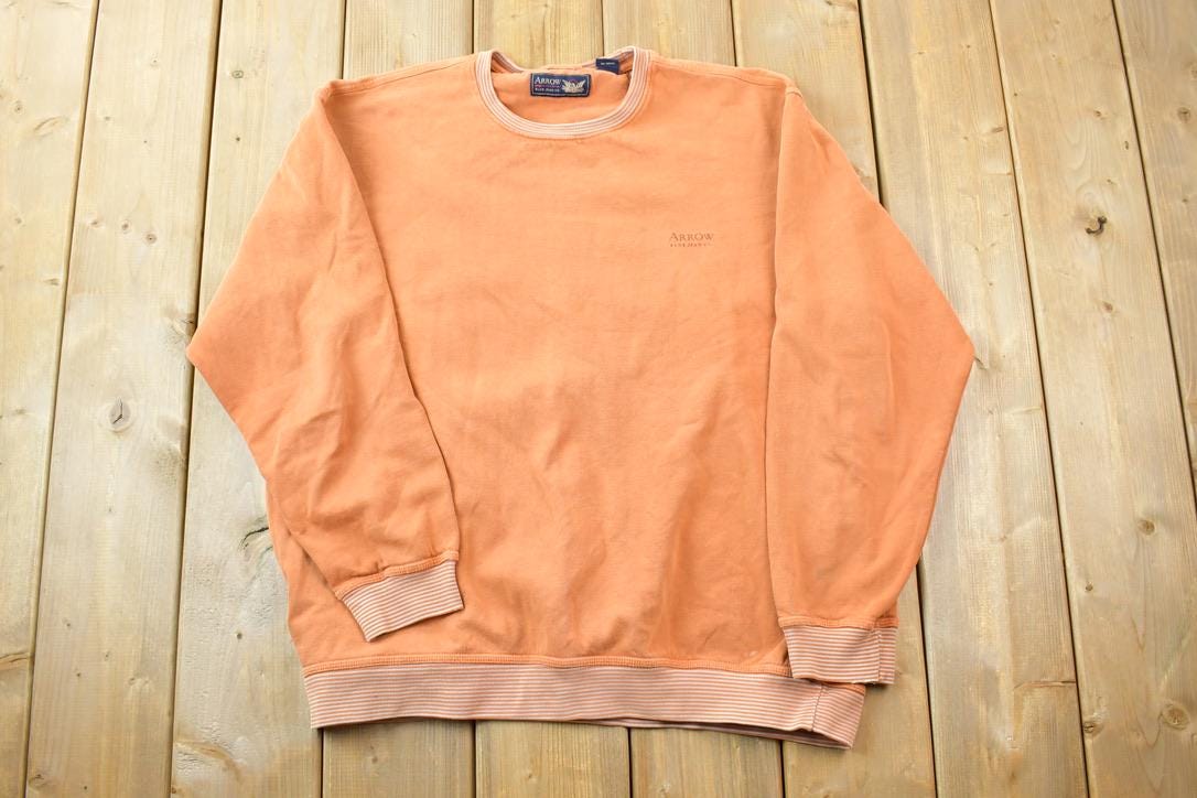 Vintage 1990s Arrow Blue Jean Co Crewneck Sweatshirt / 90s Crewneck / Souvenir Sweater / Streetwear / Travel And Vacation