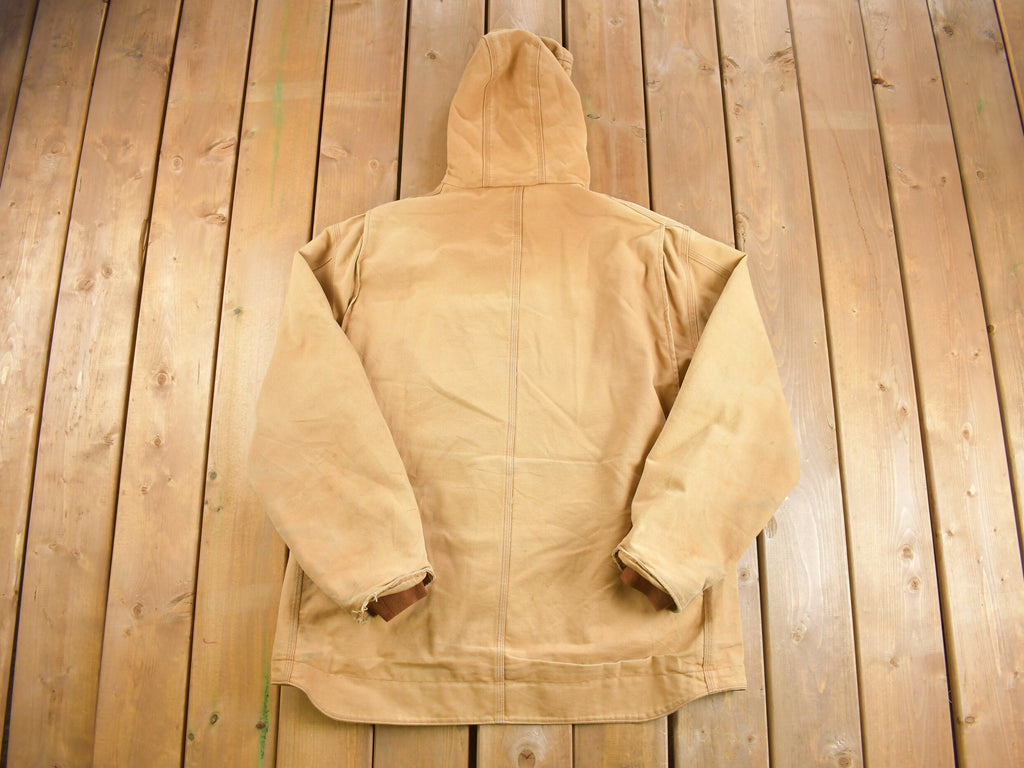 Vintage 1990s Carhartt Hooded Chore Jacket