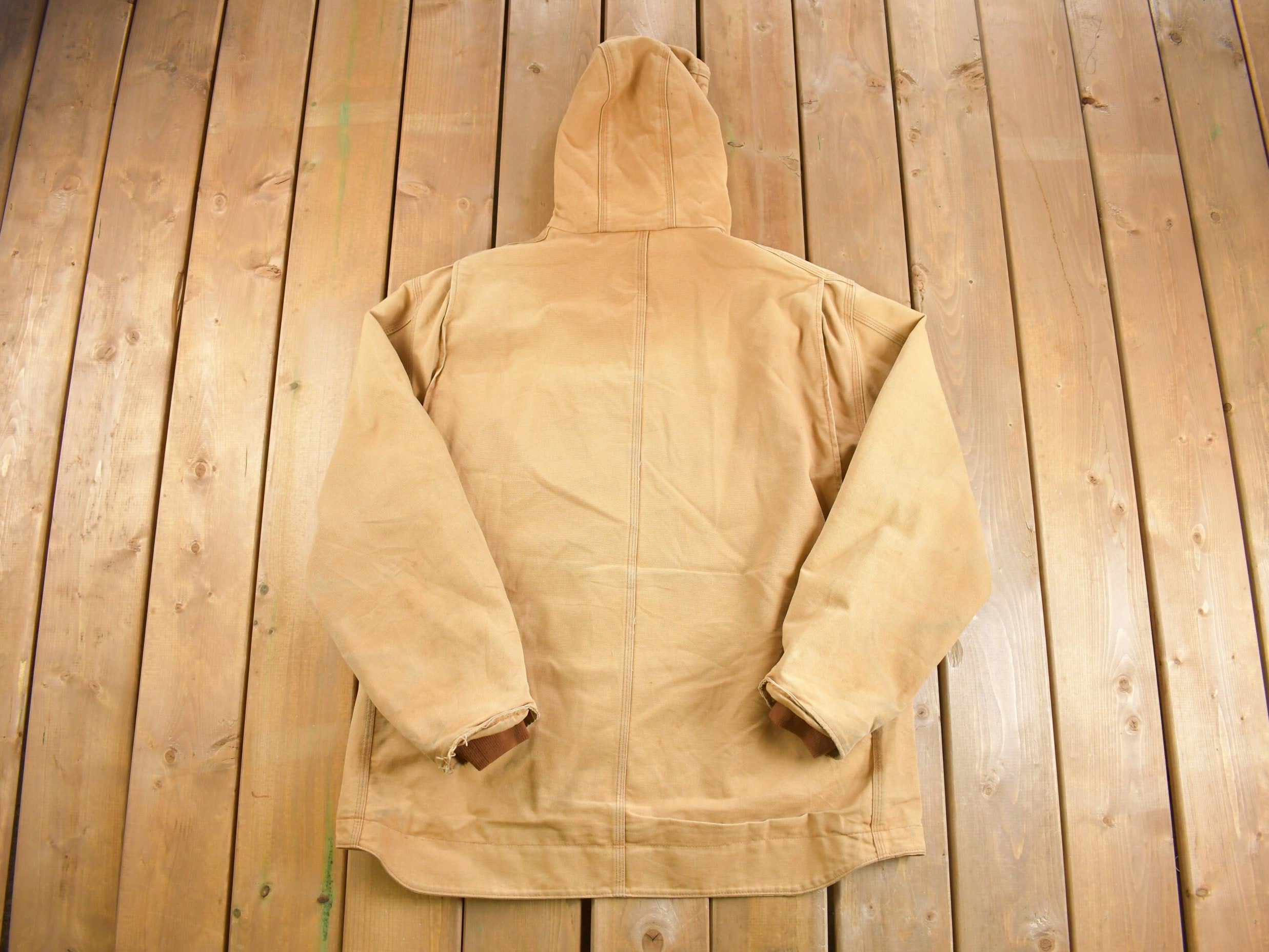 Vintage 1990s Carhartt Hooded Chore Jacket