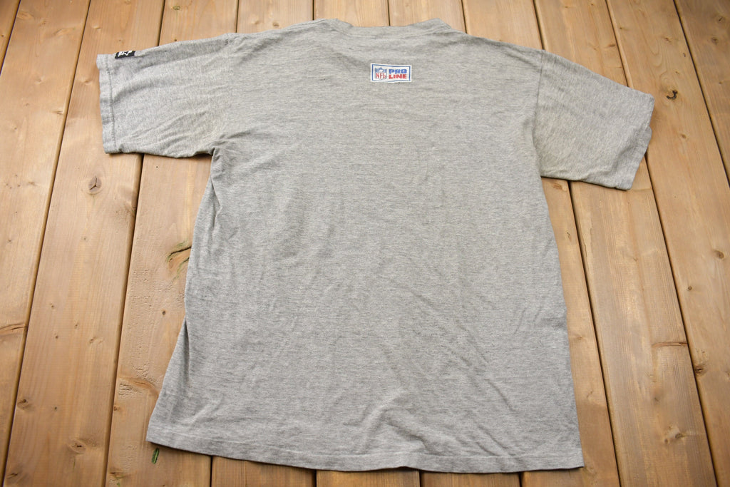 Vintage 1990s Detroit Lions Helmet NFL Starter Pro Line T Shirt