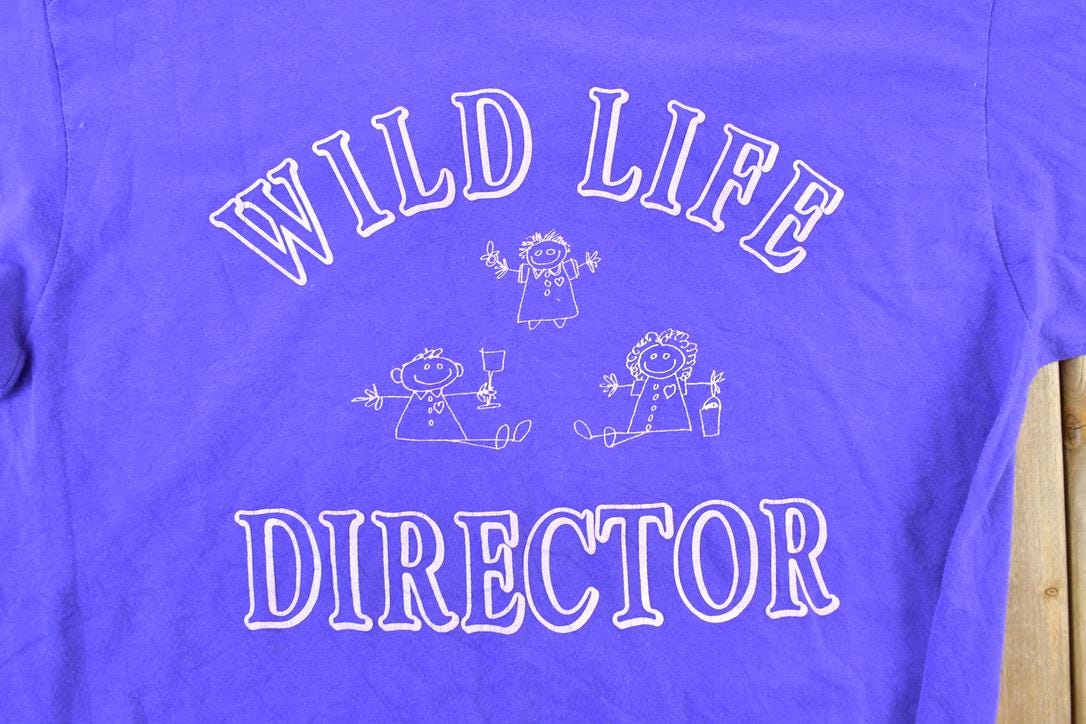 Vintage 1990s Wildlife Director Outdoors T-Shirt