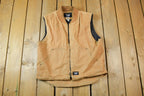 Vintage 1990s Distressed Walls Blizzard Pruf Blanket Lined Vest Made In USA