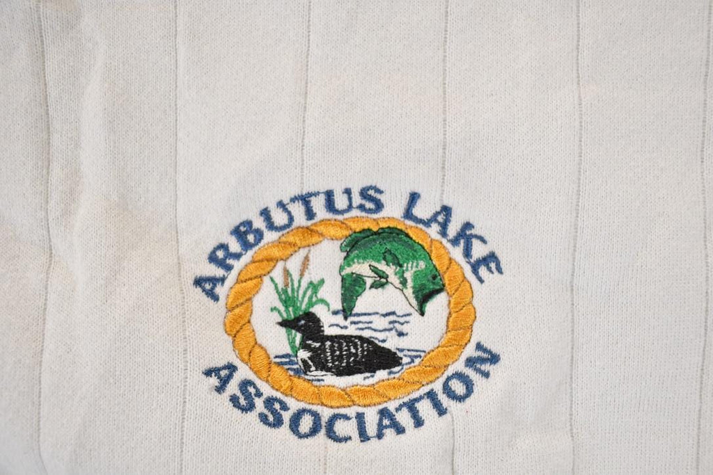 Vintage 1990s Arbutus Lake Destination Crewneck Sweatshirt Men's L