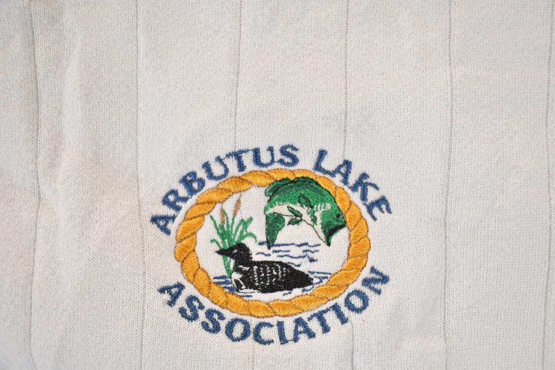 Vintage 1990s Arbutus Lake Destination Crewneck Sweatshirt Men's L