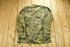 Vintage Marines Army Military Button Up Shirt