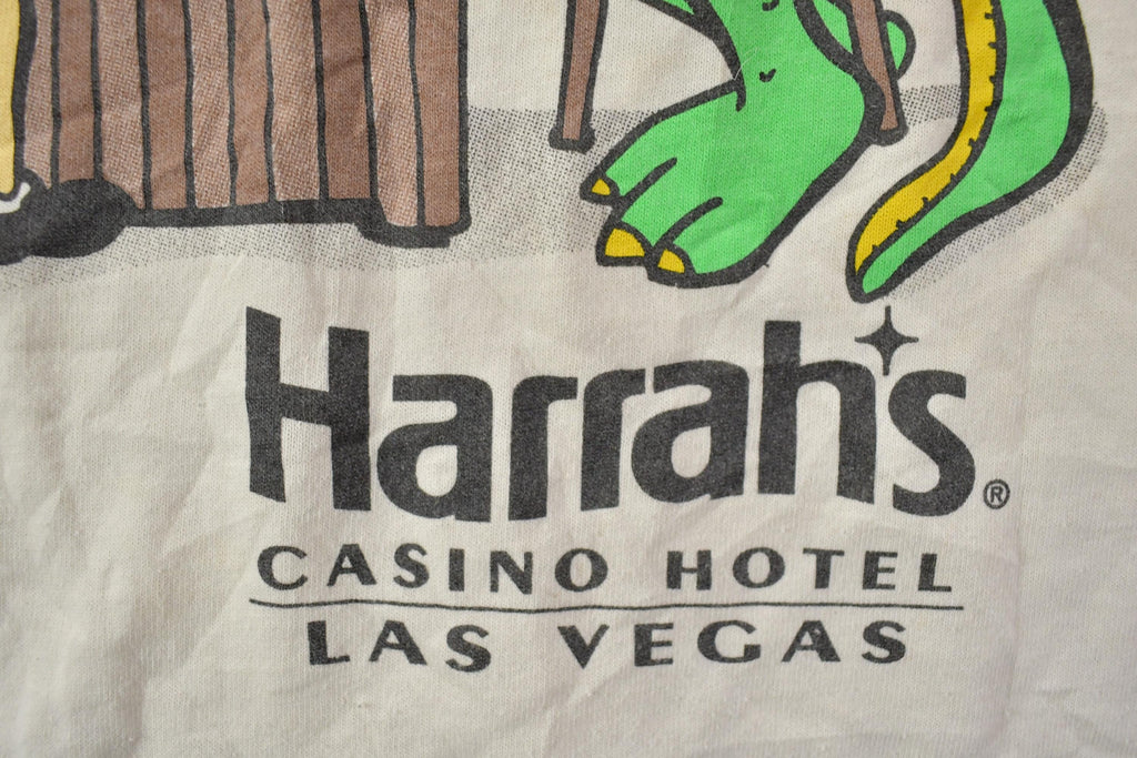 Vintage 1990s Harrahs Casino Las Vegas Souvenir T-Shirt