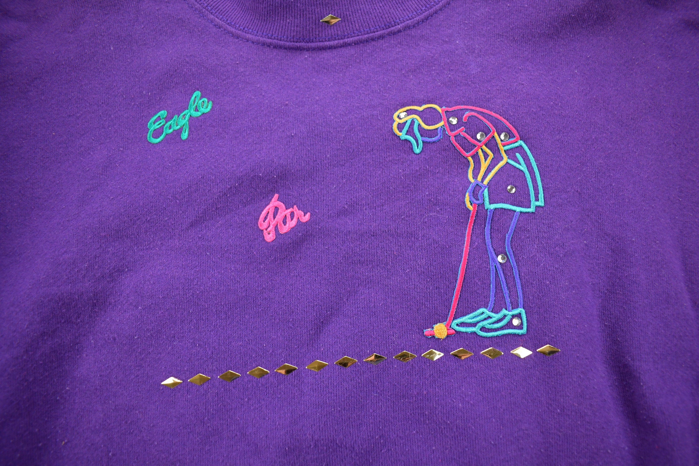Vintage 1990s Eagle Par Golf Crewneck Sweatshirt